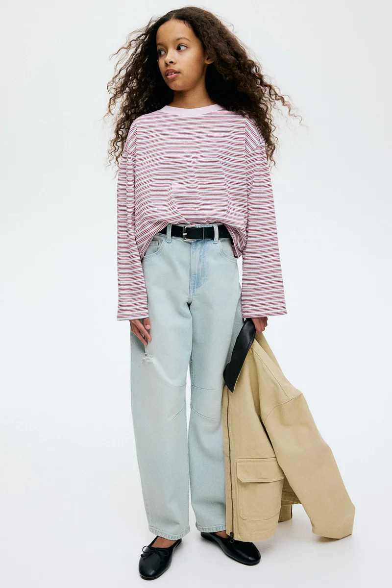 H&M Long-sleeved cotton jersey top