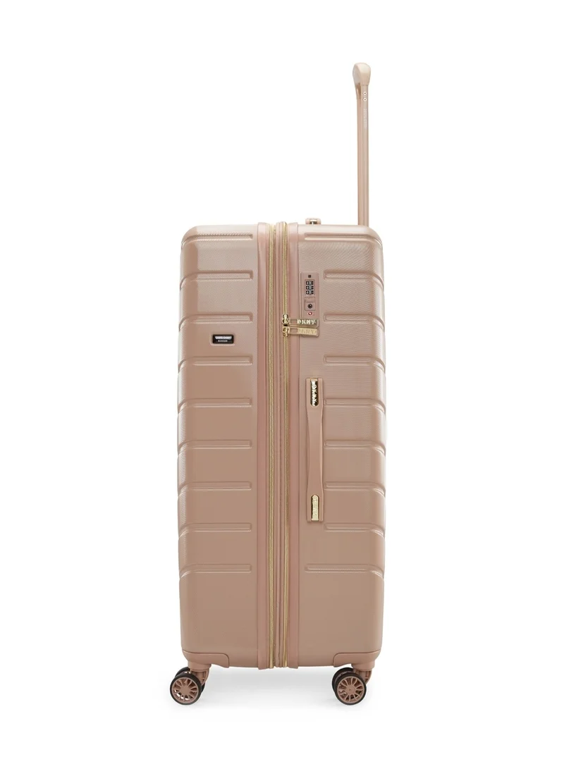 DKNY BIAS INTL SMU Hardside Luggage on Wheels for Unisex | Ultra Lightweight ABS on with Spinner Wheels 4 Color CAPPUCHINO