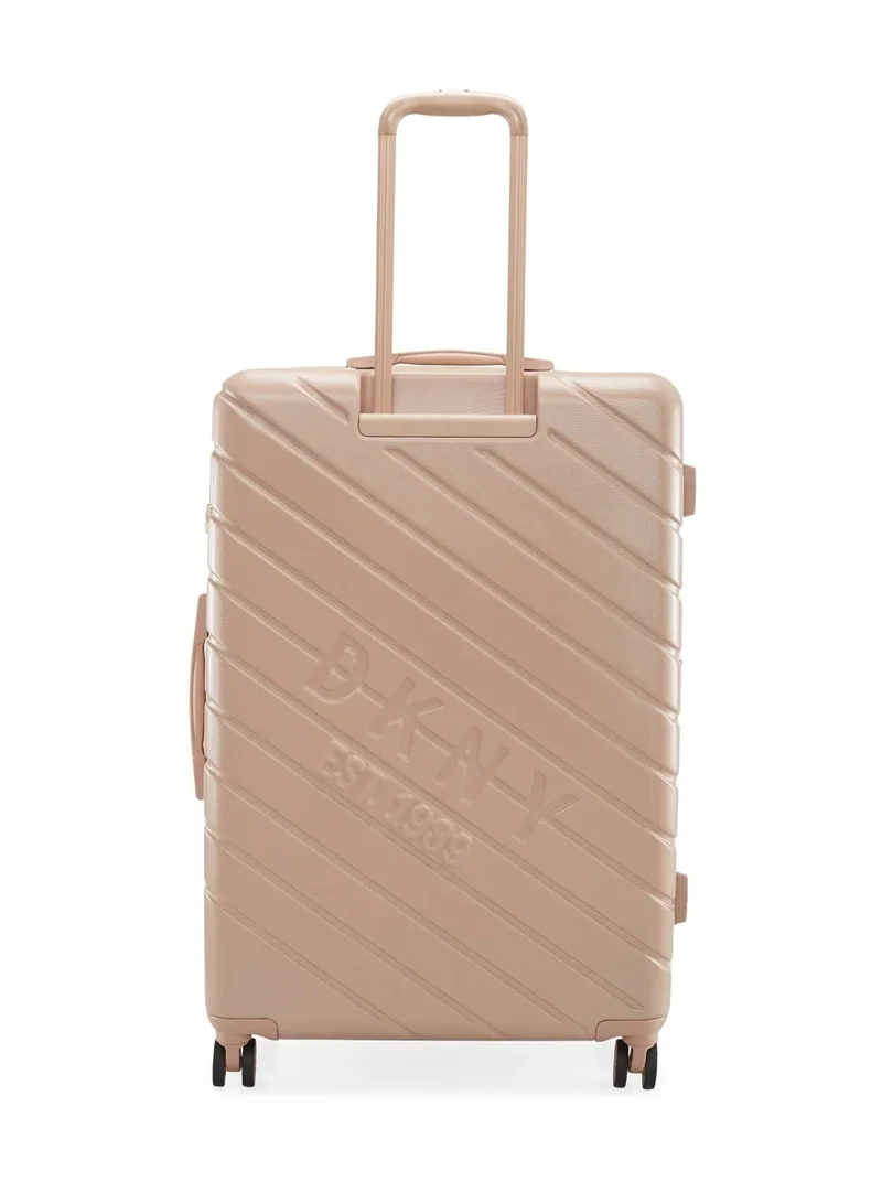 DKNY BIAS INTL SMU Hardside Luggage on Wheels for Unisex | Ultra Lightweight ABS on with Spinner Wheels 4 Color CAPPUCHINO
