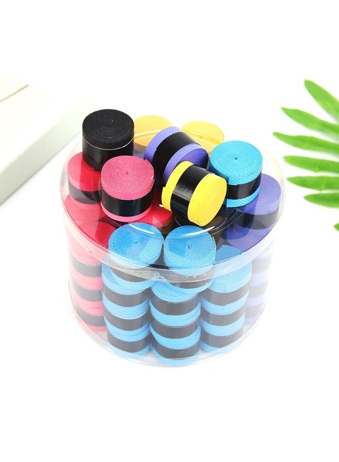 4pcs Turn Grip Anti-Slip Racket Grip Tape for Tennis Badminton Squash Rackets (Multicolor) - Image 2