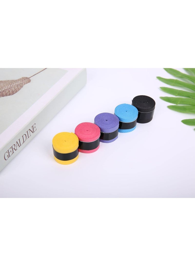 4pcs Turn Grip Anti-Slip Racket Grip Tape for Tennis Badminton Squash Rackets (Multicolor) - Image 3