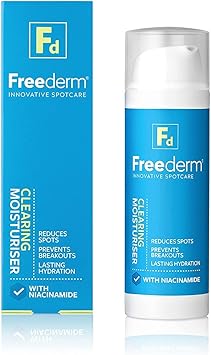 FREEDERM Clearing OilFree Face Moisturiser for Spot Prone Skin Prevents Breakouts With Niacinamide 50 ml - Image 1