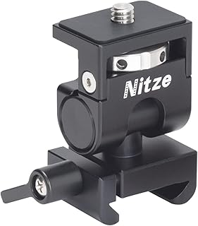 Nitze Field Monitor Mount with NATO Clamp, Swivel and Tilt Adjustable Low Profile Monitor Holder - N54-F2 - Image 1