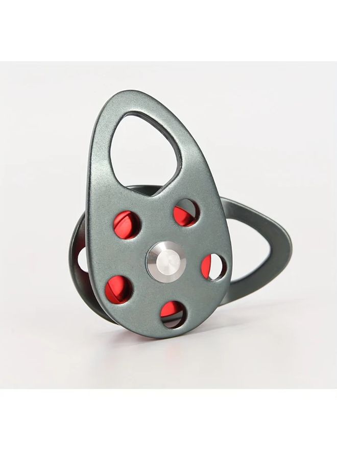Gray Red Aluminum Alloy Pulley High Strength Wear Resistant for Material Handling Weightlifting - Image 4