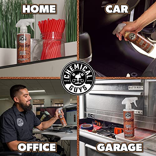 Chemical Guys مجموعة عينات رائحة السيارة الجديدة والجلد من Chemical Guys AIR_300_04، رائعة للسيارات والشاحنات وسيارات الدفع الرباعي والمركبات الترفيهية والمزيد (4 أونصة سائلة) (2 عنصر) - Image 5