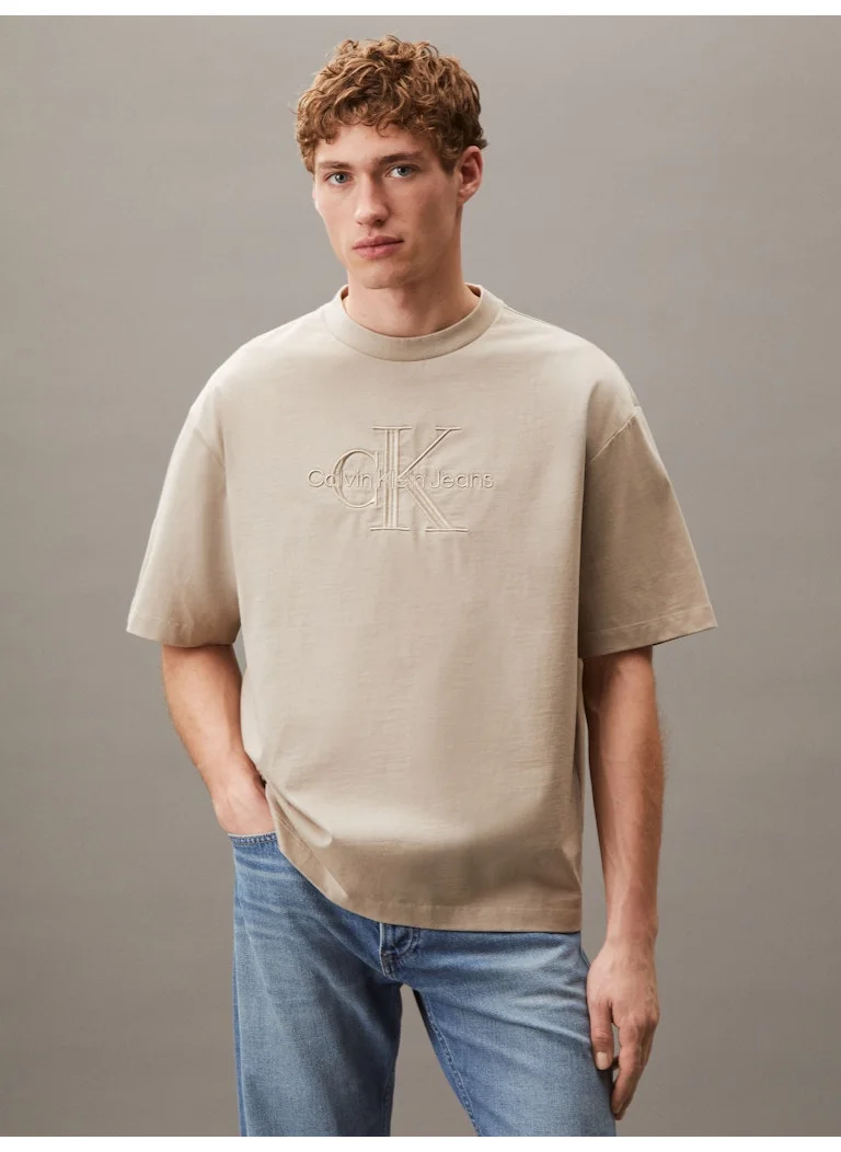 Calvin Klein Jeans Logo Crew Neck T-Shirt