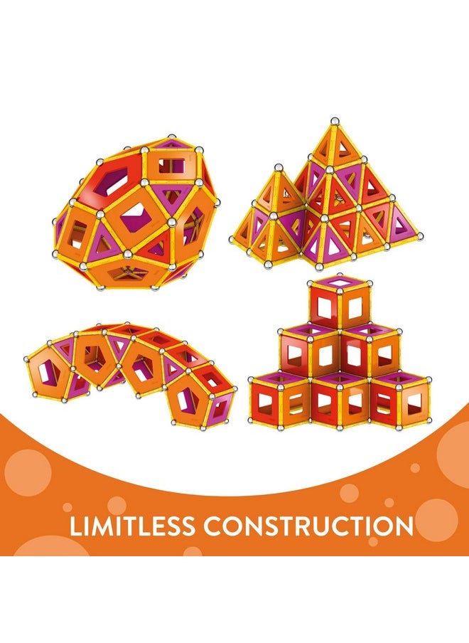 GEOMAG Geomag Magnetic Toys Classic Tiles 200-Piece Building Set For Kids Ages 5-99 | Swiss-Made STEM & STEAM Authenticated Educational Toy Made From 100% Recycled Plastic | Creative School-Age Learning Play  - Image 3