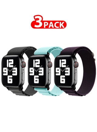 3 Pack Of Apple Watch Alpine Loop Band 38mm 40mm 41mm Women Men Adjustable with Metal G-Hook Strap for iWatch Series 7/SE/6/5/4/3/2/1 Multicolour - pzsku/ZA396C0DB6A6B86AC1271Z/45/_/1692687832/249b3cc7-1b67-487c-b4ef-35f671a9e084