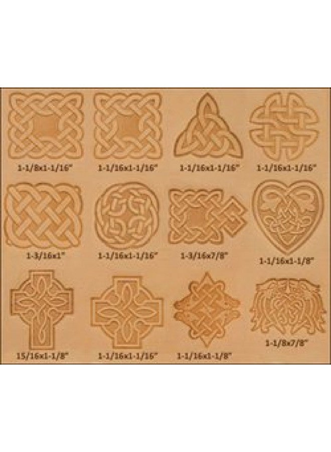 Tandy Leather Craftool Celtic Stamp Set of 12 8161-00 - Image 3