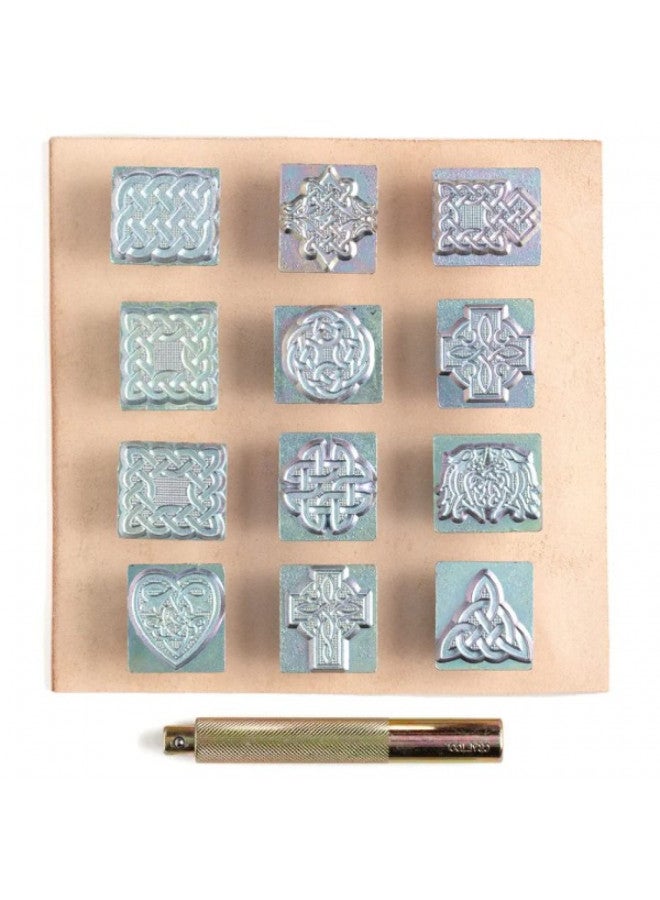 Tandy Leather Craftool Celtic Stamp Set of 12 8161-00 - Image 2
