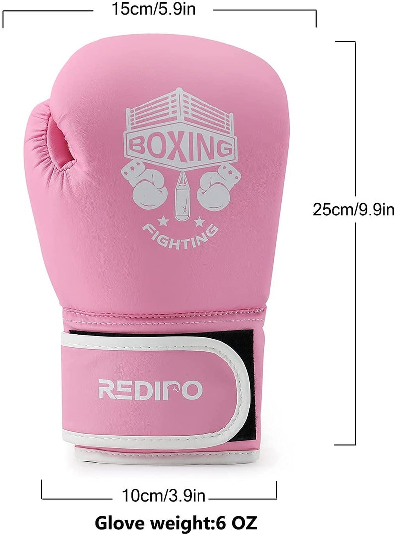 Redipo Kids Boxing Gloves  Sponge Foam Training Sparring Gloves Thai Kick Boxing For Kid And Youth  Suitable For Boys And Girls Age 3 To 9 Years - Image 3