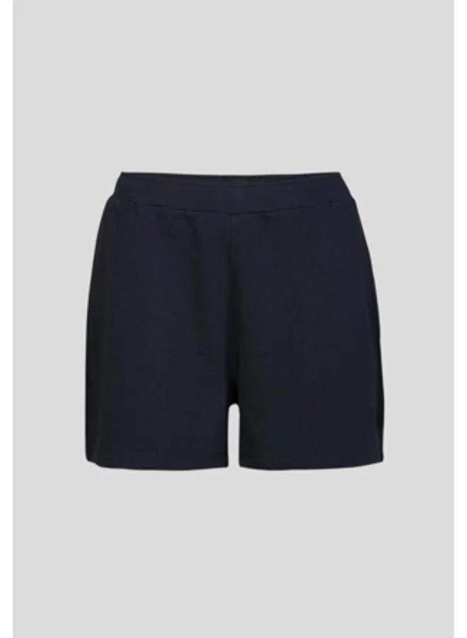 NeceSera Midnight Black Terry Lounge Shorts