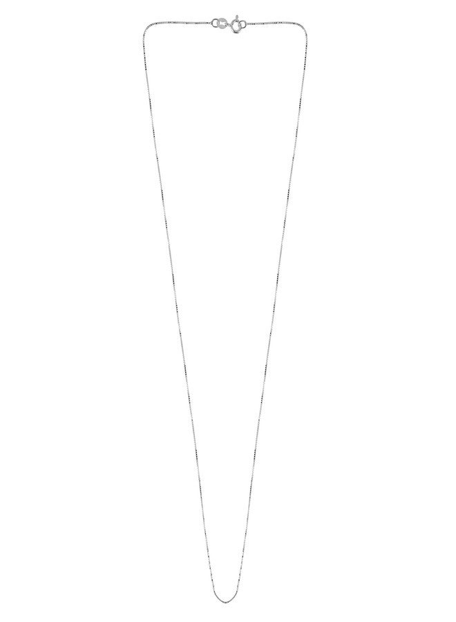 ايرافيدا قلادة أنيقة وعصرية من الفضة الإسترليني عيار 925 من إيرافيدا، بسلسلة صندوقية 0.5 مم | سلسلة صندوقية من الفضة الإسترليني بطول 16 أو 18 أو 20 بوصة | قلادة سلسلة فضية سادة للنساء (20 بوصة) - Image 2