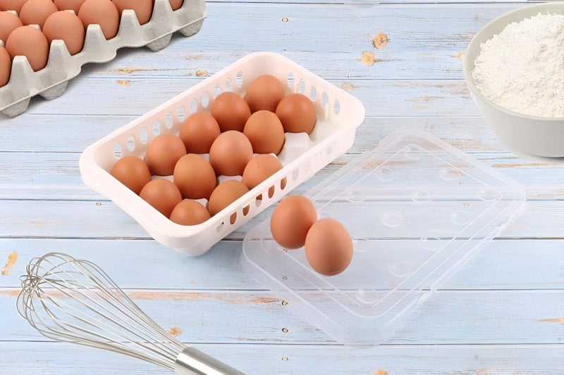 High-Quality Egg Tray - Durable 15-Egg Plastic Holder Perfect for Home Storage, Prevents Cracking and Reduces Waste - Image 2