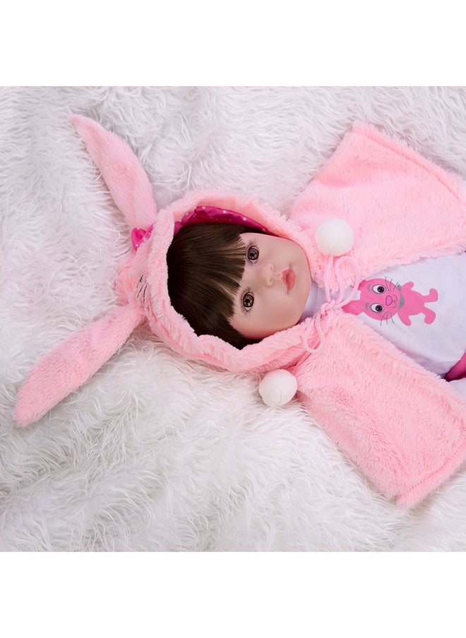 Arabest Rebirth Doll, Soft Body, 48cm Realistic Silicone Doll for Children 3 Years Old and Above  - Image 2