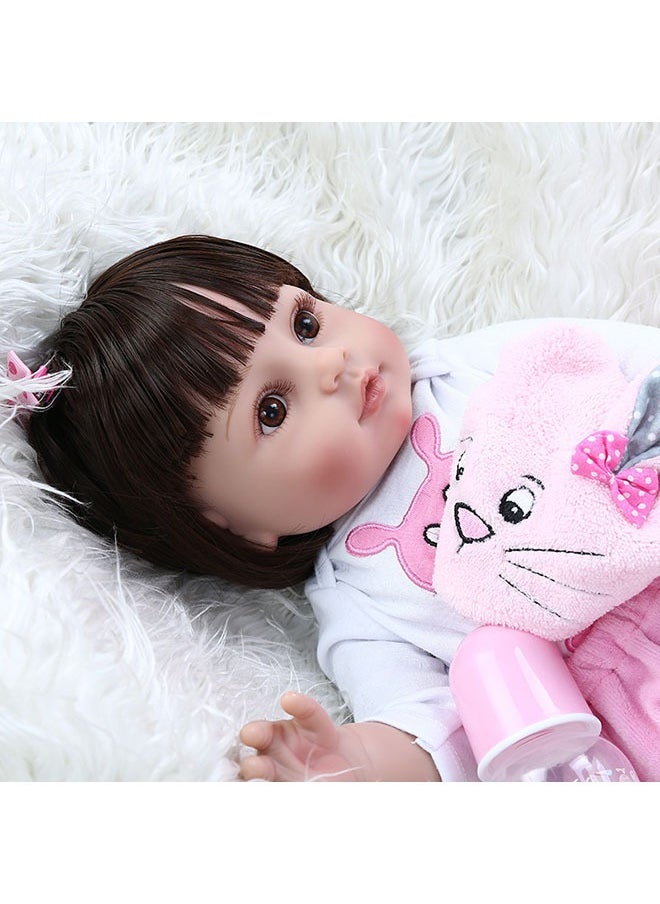Arabest Rebirth Doll, Soft Body, 48cm Realistic Silicone Doll for Children 3 Years Old and Above  - Image 5