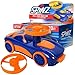 Spinz Race Car with Flying Disc Launcher Pull Back Bumper Toy Racer Kids Boys Girls Gift Orange Blue Ages 3 - Image 3