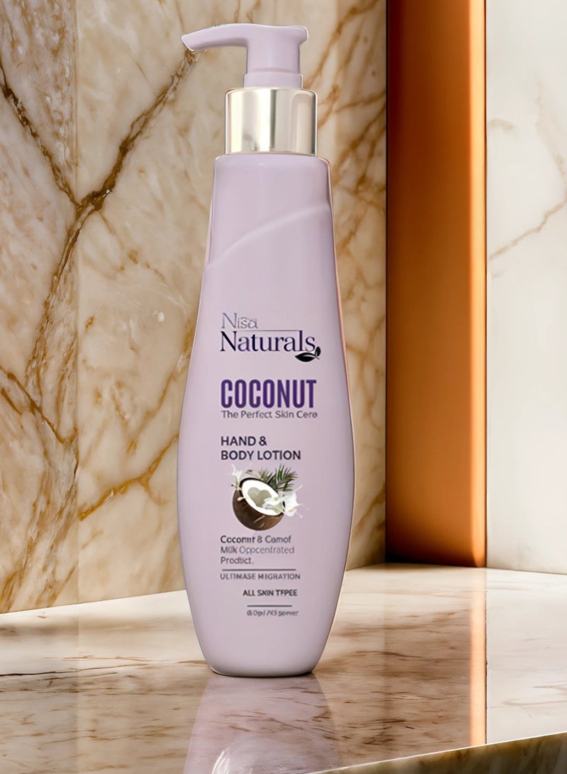 Nisa Hand And Body Coconut Lotion 400 ML