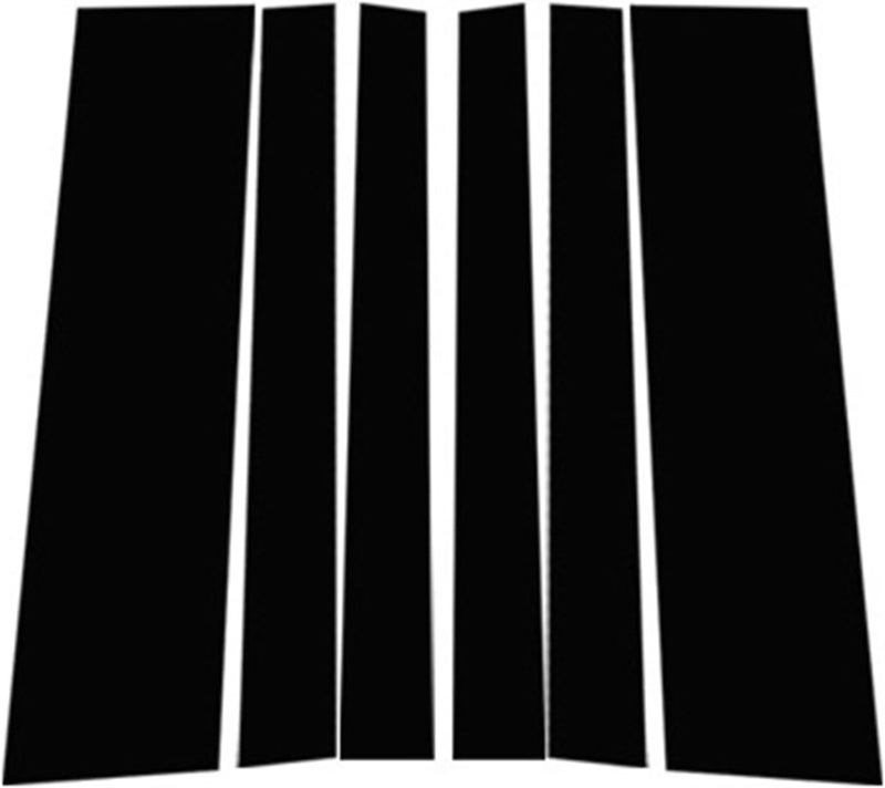 Vuzmode 6Pcs Car Pillar Posts Trim Stickers - Image 1