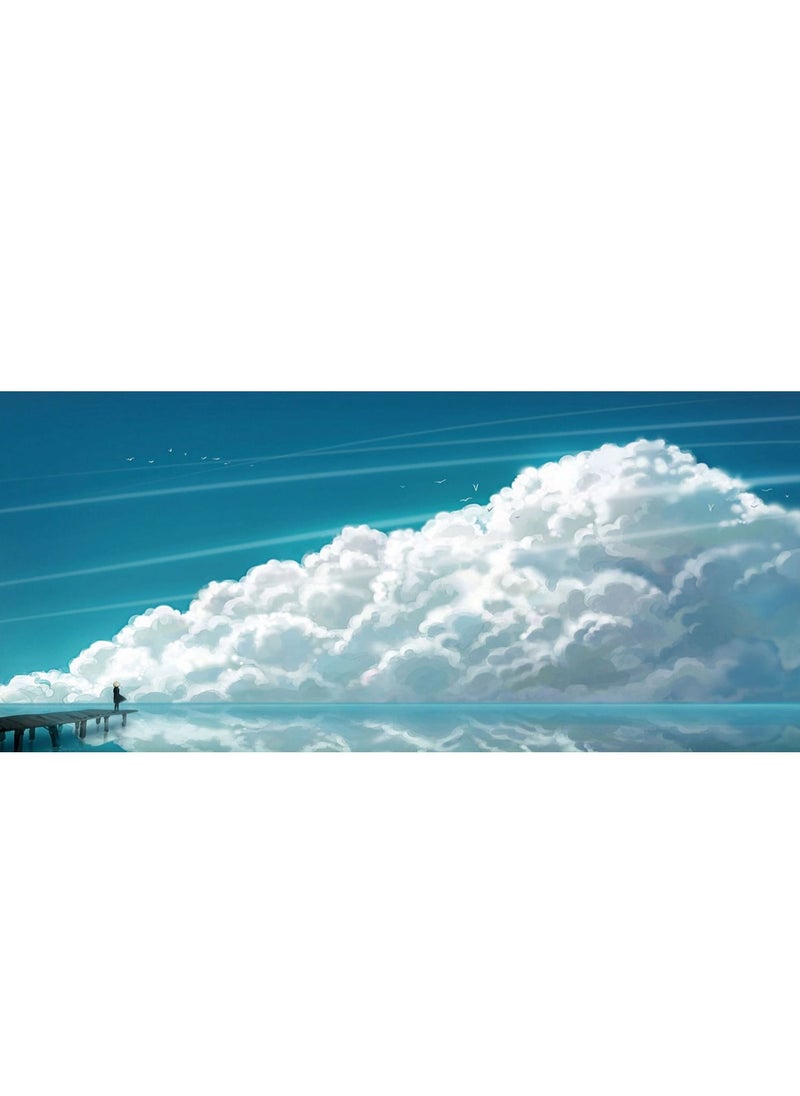 Arabest - Extended Large Gaming Mouse Pad,Non-Slip Water-Resistant Rubber Cloth Computer Mouse Mat(80*30cm) - Image 1