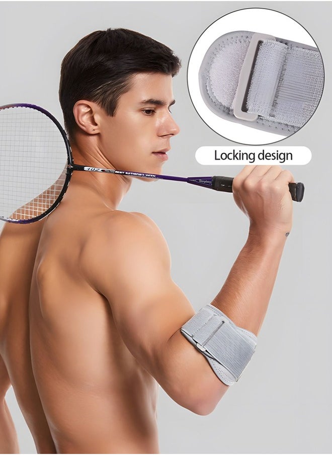 Generic Tennis Elbow Braces for Tendonitis and Tennis Elbow,Golfers Elbow Forearm Brace Straps and Compression Pad,Wraps Tennis Elbow Support Band Relief,Counterforce Brace for Forearm Support  - Image 2