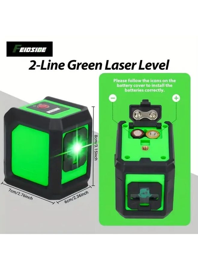 Standard Self Leveling 2 Line Laser Level Magnetic Cross Line High Precision 100ft Range For Construction And Picture Hanging - Image 3