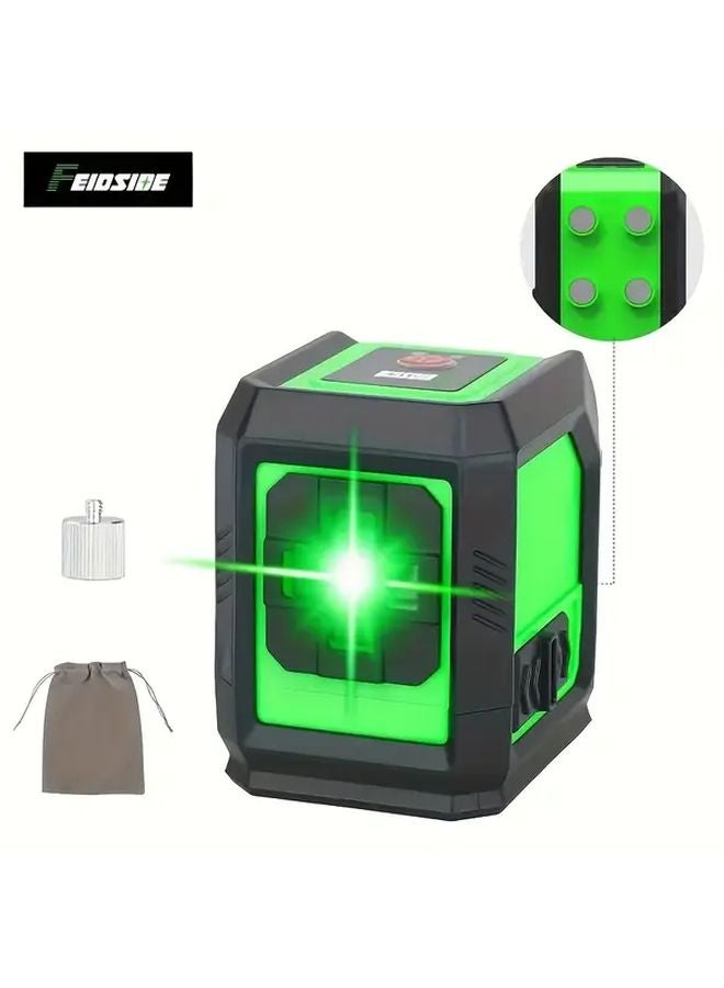 Standard Self Leveling 2 Line Laser Level Magnetic Cross Line High Precision 100ft Range For Construction And Picture Hanging - Image 1