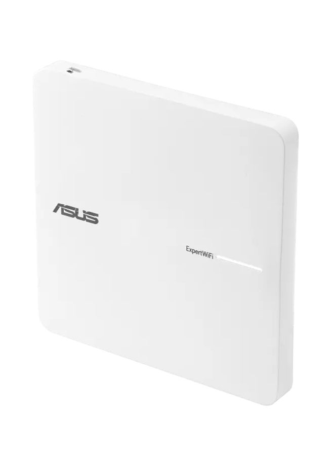 ASUS Expertwifi Eba63 (Ax3000), Dual Band Wifi 6 Access Point, Support Up To 5 Ssids And Vlan, 100+ Devices, Easy Management App, Powered By Poe Or Ac Adapter White - Image 1