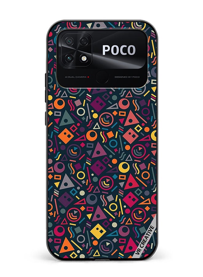 VR CREATIVE Protective Case Cover For Xiaomi Poco C40 Maxin Pattern Design Multicolour - Image 1