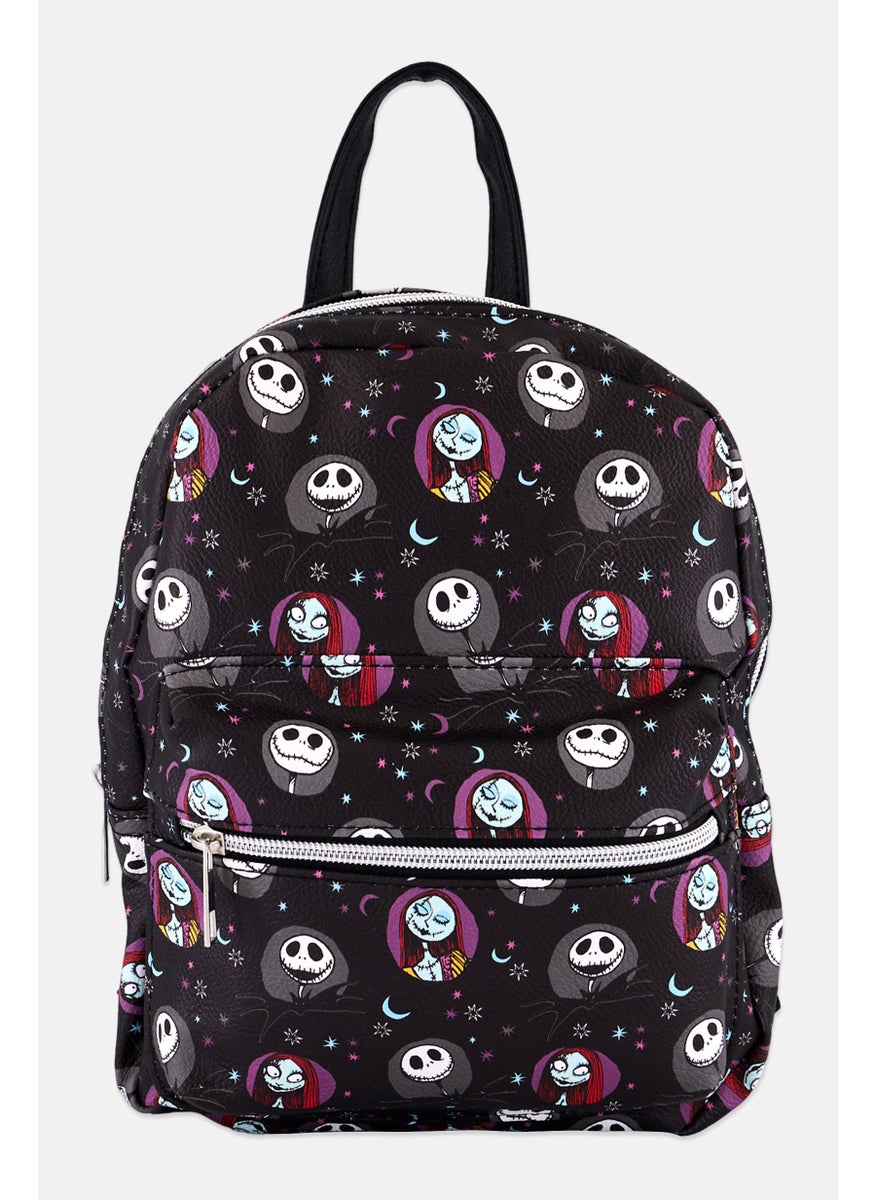 Disney - Kids Girl The Nightmare Before Christmas Mini Backpack 27 H x 24 L x 7 W cm, Black Combo - Image 1
