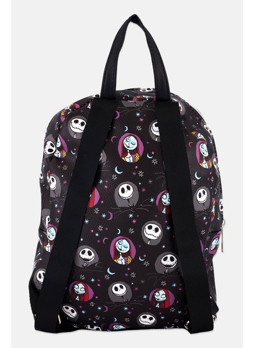 Disney - Kids Girl The Nightmare Before Christmas Mini Backpack 27 H x 24 L x 7 W cm, Black Combo - Image 1