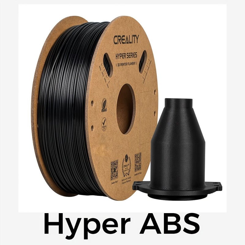 كرياليتي هايبر خيوط ABS الأبيض مادة الطباعة ثلاثية الأبعاد عالية السرعة مقاومة للحرارة - Image 4