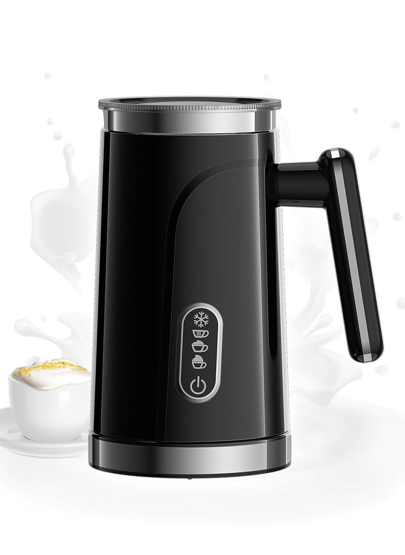 Joshberg Milk Frother and Steamer, 4-in1 Coffee Frother, Automatic Hot and Cold Foam Maker and Milk Warmer Frother for Latte, Cappuccinos, Macchiato,Black  - Image 1