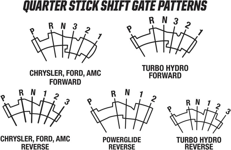 Hurst 3160001 Quarter Stick Shifter for Powerglide Transmission - Image 5