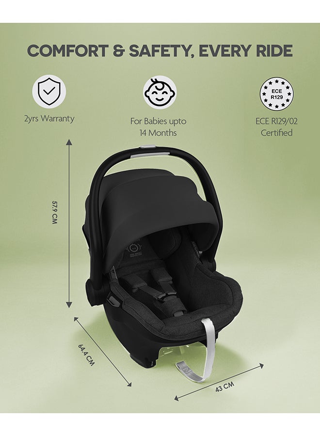 UPPAbaby Mesa I - Size Infant Car Seat Jake - Charcoal - Image 5