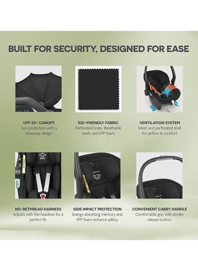 UPPAbaby Mesa I - Size Infant Car Seat Jake - Charcoal - Image 3