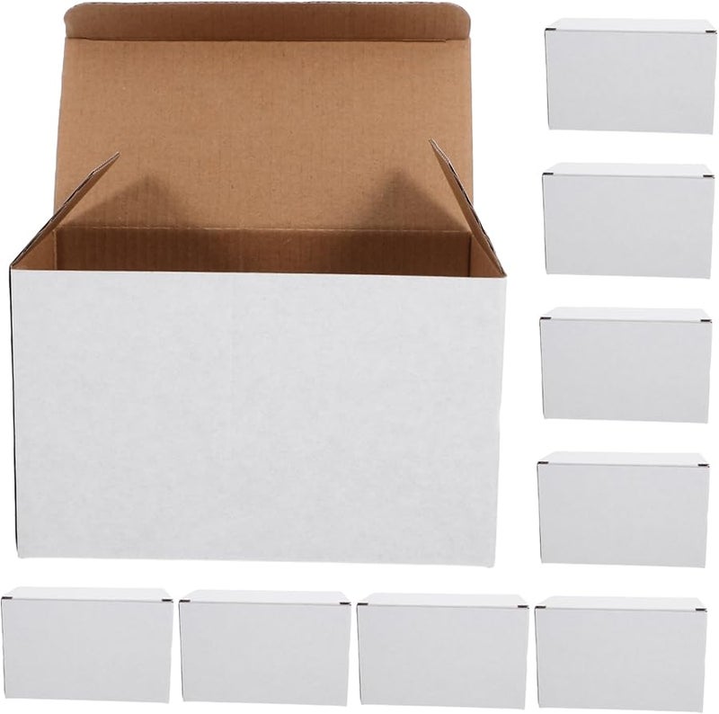 10pcs Corrugated Cardboard Moving Boxes for Wine Glass Packing and Shipping Shockproof - Image 2