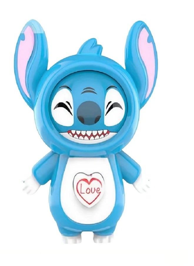 STITCH Face-Changing Expression Doll Keychain, Stitch Character Design, Stress Relief Toy  - Image 1