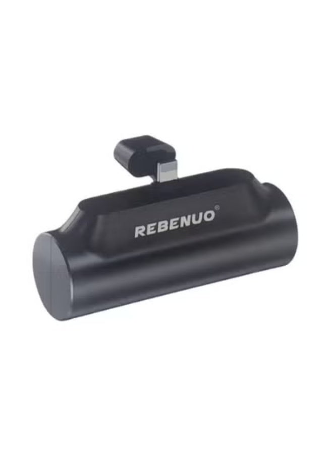 REBENUO 🔋 بنك طاقة ميني 5000mAh – شاحن محمول فائق الصغر وخفيف الوزن مع مخرج USB سريع – بطارية خارجية احتياطية لآيفون، أندرويد، أجهزة التابلت، أجهزة USB – بنك طاقة بحجم الجيب للسفر اليومي، الطوارئ والشحن أثناء التنقل في الإمارات - Image 3