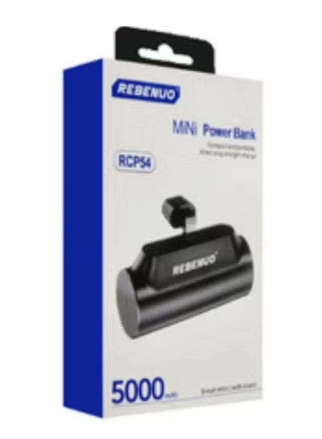 REBENUO 🔋 بنك طاقة ميني 5000mAh – شاحن محمول فائق الصغر وخفيف الوزن مع مخرج USB سريع – بطارية خارجية احتياطية لآيفون، أندرويد، أجهزة التابلت، أجهزة USB – بنك طاقة بحجم الجيب للسفر اليومي، الطوارئ والشحن أثناء التنقل في الإمارات - Image 1