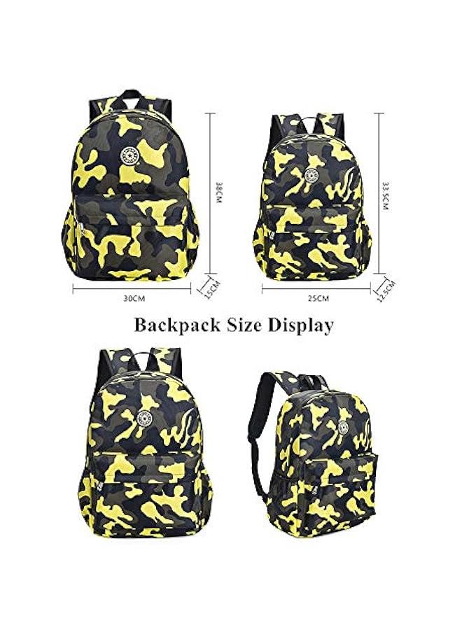 Mini Camouflage Backpacks for Nursery School, Toddler Kindergarten Boys Bookbag for Kids - Image 2