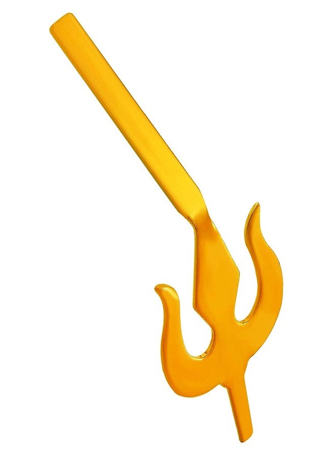 Morir Copper Trishul Trident Tilak Design Bindi Tika Teeka Bindi Applying Tool Stamps Hindu Symbols Deity Ornament for Men and Women - Image 2