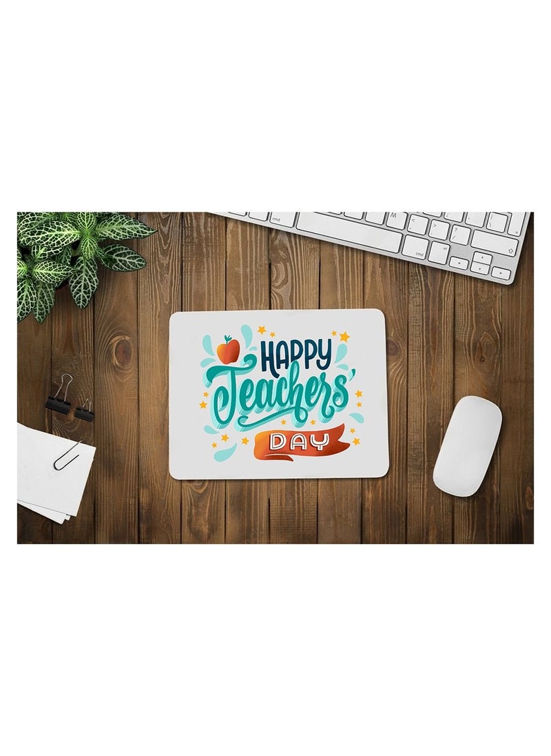 PRINTSHOP4ME Teacher's day for Printed Mousepad - Non slip base mousepad - Teacher Appreciation gifts - Inspire Rectangle Mousepad - Gift Idea for Teachers - Desk Accessories  - Image 3