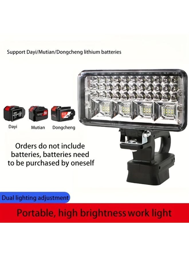 Dayi A6 A7 7 Inch Handheld LED Work Light With 57 Lamp Beads High Brightness Long Lifespan - Image 2