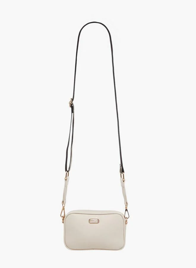 MISSY Solid Crossbody Bag with Detachable Strap
