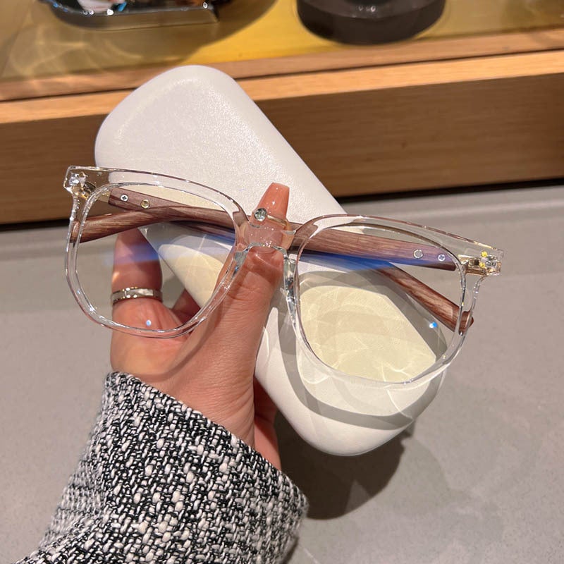 TR90 Anti-Blue Light Square Frames Retro Transparent frame