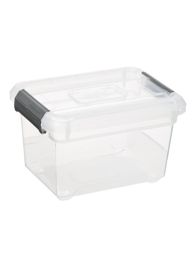 Five Simply Smart Solutions+ Practical and Durable Design Storage Box Clear 1.8 Liter