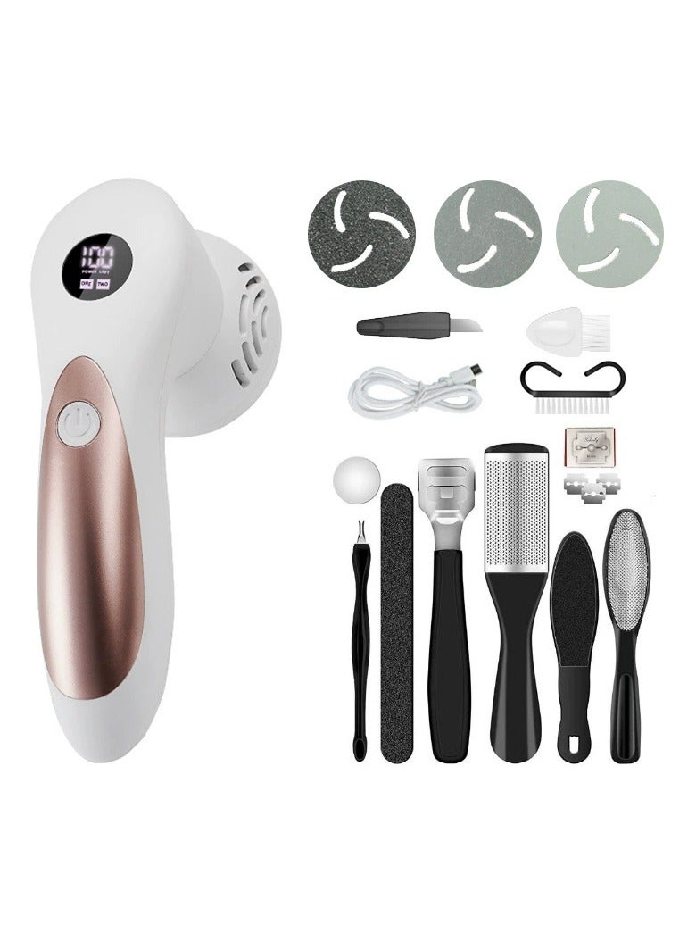 general Electric Callus Remover for Feet with Vacuum,Professional Pedicure Tools Kit Foot File Callus Remover - Image 1