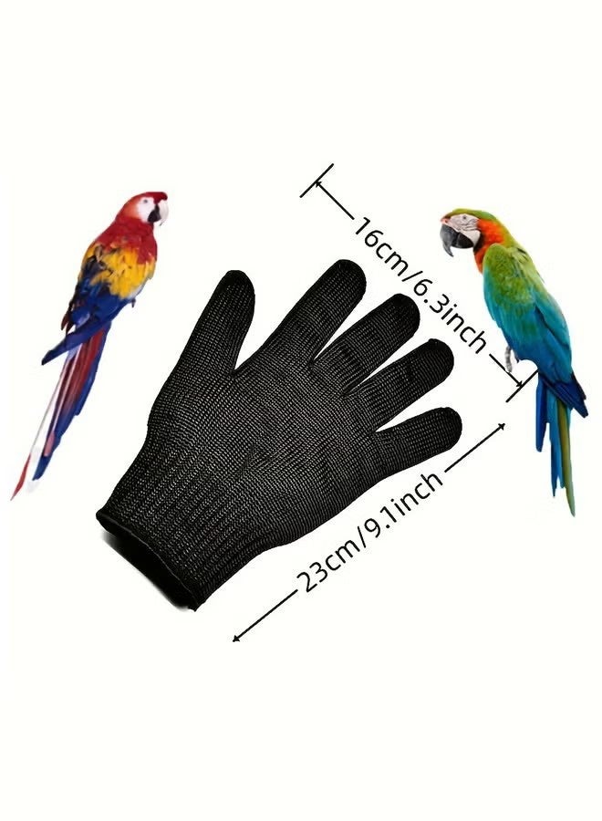 YJ 1Pair Bird Training Anti-Bite Gloves, Small Animal Handling Gloves, Chewing Protective Gloves for Small Animal Pet Squirrels Hamster Parrotlets Cockatiels Finch Macaw - Image 3