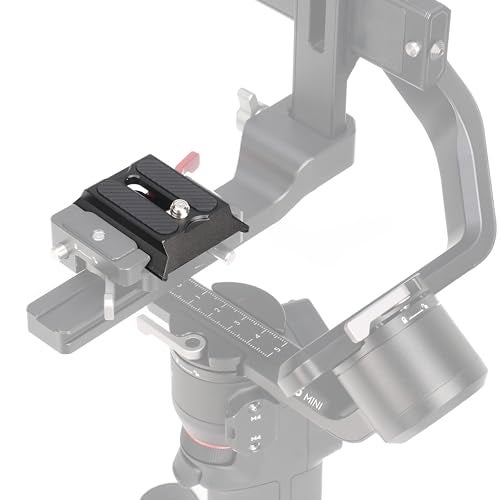Hersmay Arca Swiss Quick Release Plate for DJI Ronin RS2 RSC2 RS3 RS3PRO RS3mini Plate Gimbal Stabilizer Accessories Compatible with Manfrotto Tripod Plate - Image 5